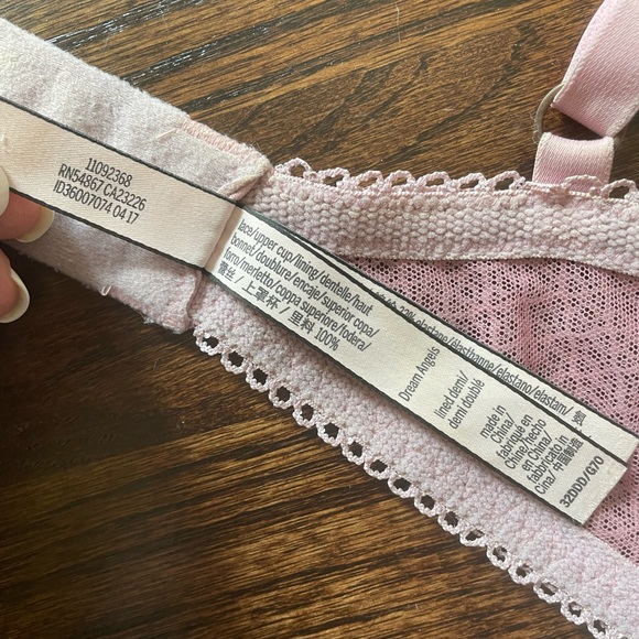 Victorias Secret Dream Angels Lined Demi 32DDD, pink - Picture 5 of 5